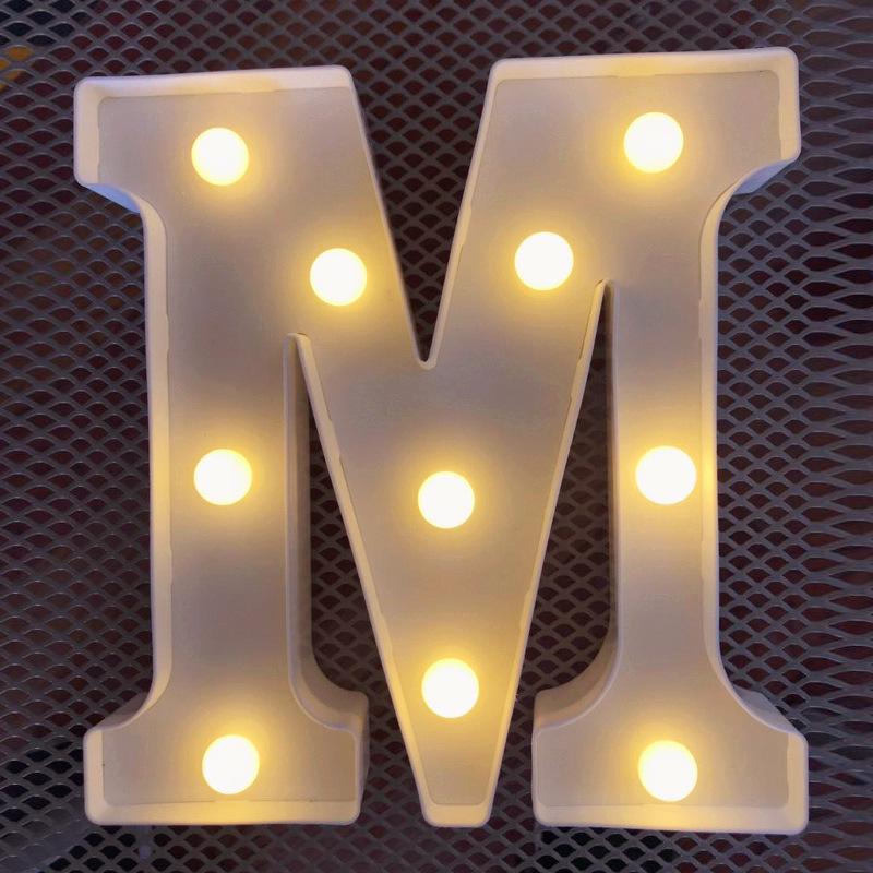 Popular 26-Letter Alphabet, Number & Symbol Lights for Events & Decor