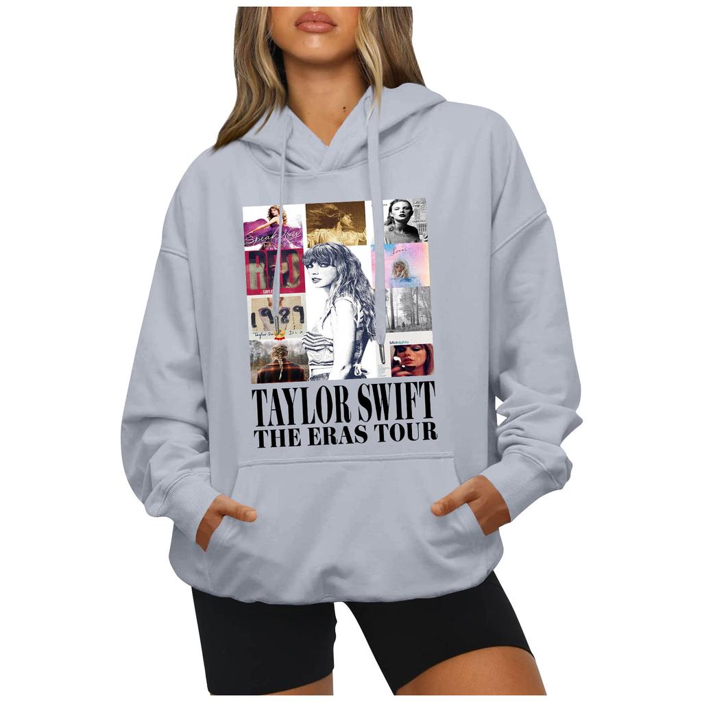 Women's Fashion Loose Casual Daily Long Sleeve Loose Crewneck Sweatshirts Daily Long Sleeve Top Pullover Sweatshirts