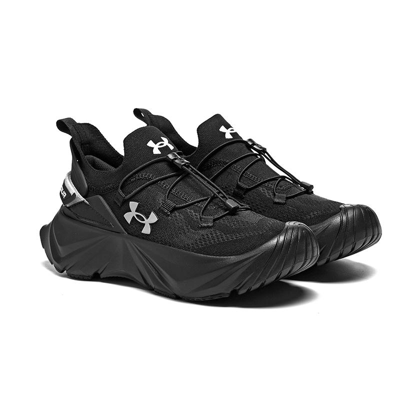 Under Armour Outdoor Rebound Camp Shoes Breathable Comfortable Versatile Durable Low-Top Hiking Shoes Unisex Hiking Shoes Black 5138019-0033