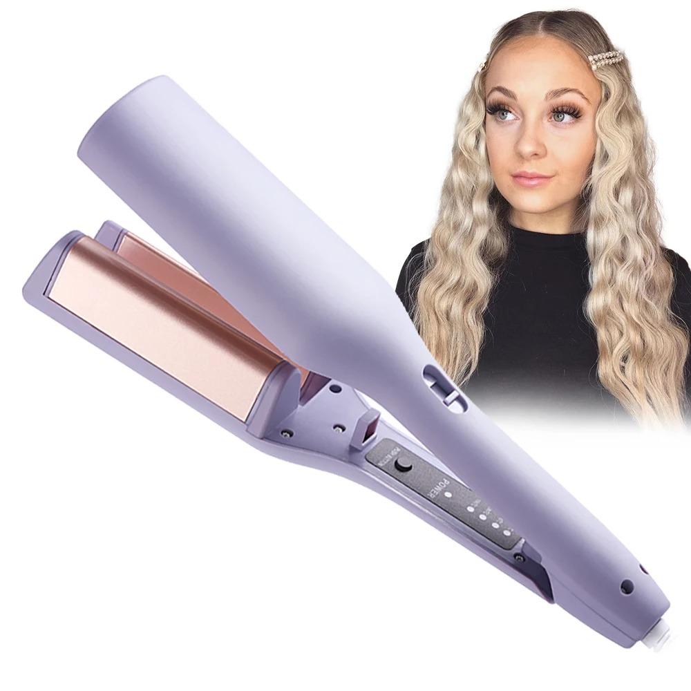 32 мм щипцы для завивки волос инструмент для завивки яичный рулет долговечная укладка — фото 4