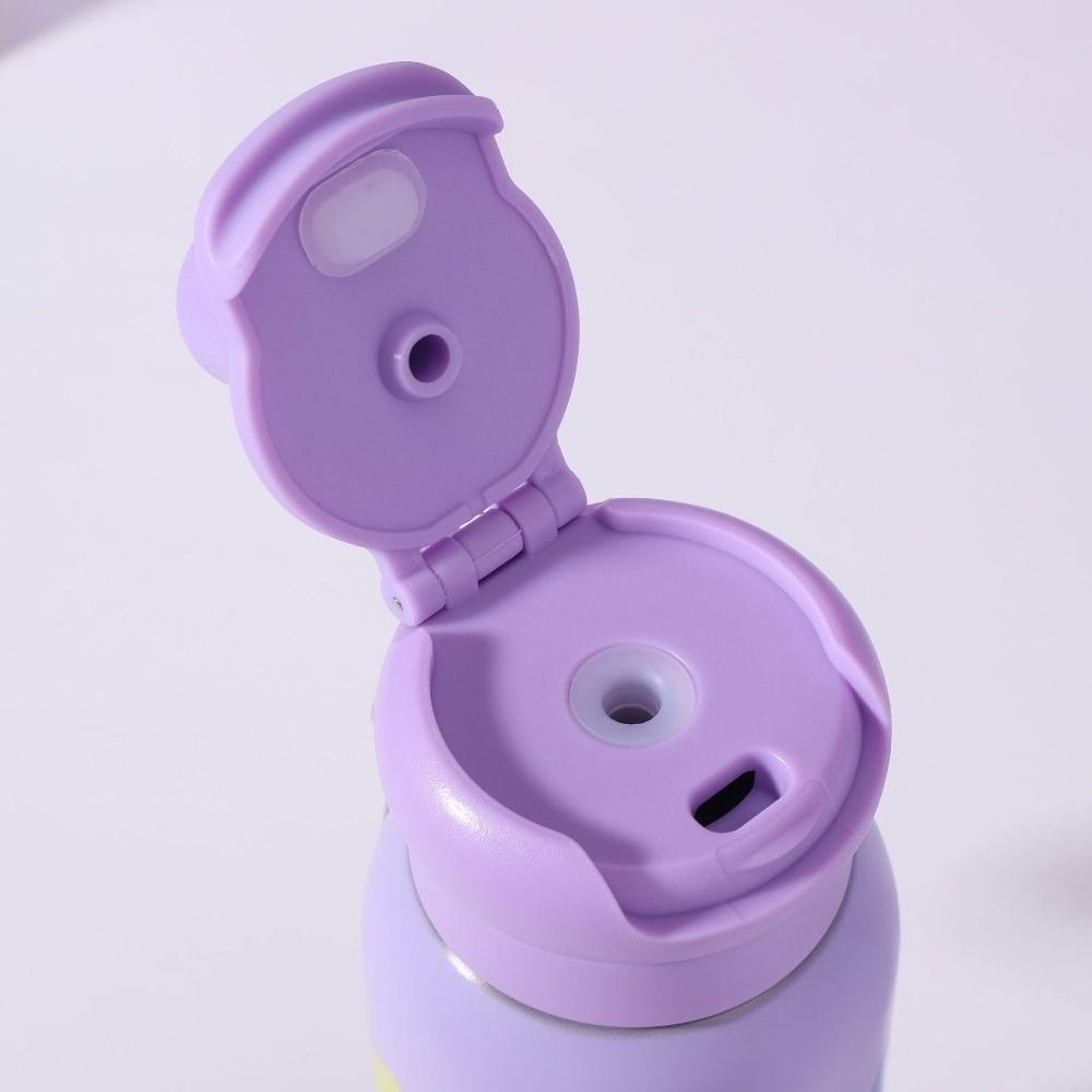 Dual Spout Insulated Vacuum Cup Stainless Steel Insulated Cup Thermal Water Bottle  Sport Office