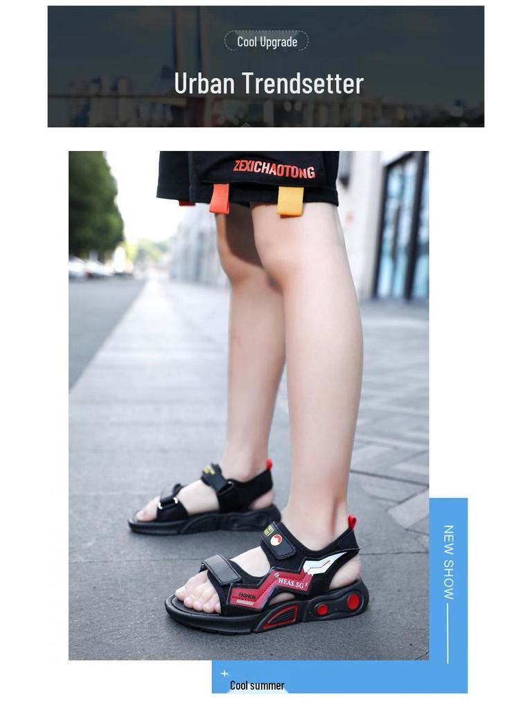 Sommer 2025 Jungen rutschfeste Sportsandalen: Weiche Sohle, Leichte Strand-Flip-Flops für Kinder