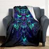 1PC Neon Owl Design Blanket - Soft Warm All-Season Throw for Sofa, Bed, Car, Office, Throw For Sofa Yy250916100