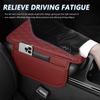Car Armrest Box Pad Height Increasing Cushion Soft Nappa Leather Storage Bag for Vehicle