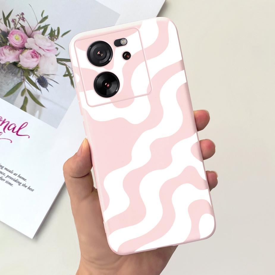 For Xiaomi 13T Pro Case Lovely Candy Painted Back Cover 6.67'' Soft Silicone Phone Case For Xiaomi Mi 13T Pro 13TPro Fundas Capa