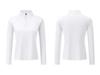 2025 Women's Sport Long Sleeve Zip Collar Polo Shirt: Outdoor Casual Warm Top