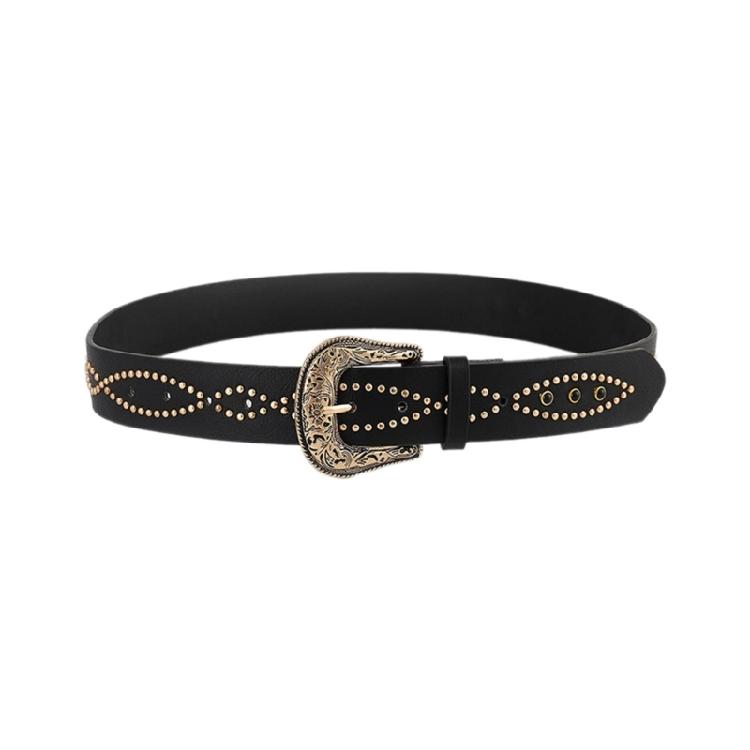 Waist Belt Chain Studded Belt for Casual Costume Belt for Jeans Wrap Dress