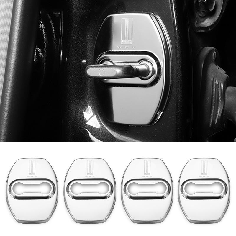 Kryt zámku dveří a západky z nerezové oceli pro WEY Tank 300, VV7, Mocha P8