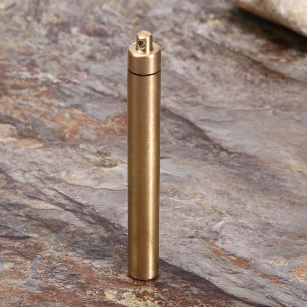 Ti Alloy Bottle Toothpick Holder Waterproof Toothpick Dispenser Portable Antiallergic Lightweight for Outdoor Household China Mainland