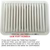 High Flow Sport Air Filter for VW T-ROC Convertible AC7 AC8 1.5 TSI 12.2019- Washable Racing Intake Filters
