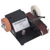 Electric Belt Sander Metal Working Woodworking Polishing Machine Sharpener Grinding Grinder 110‑240V US Plug