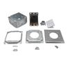 NEMA 10 30R 30 Amp Metal Receptacle Mounting Kit Metal Electrical Outlet Installation Set for Home Electrical Systems