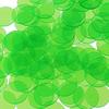 100Pcs 19mm Bingo Chips Transparent Color Counting Math Game Counters Markers