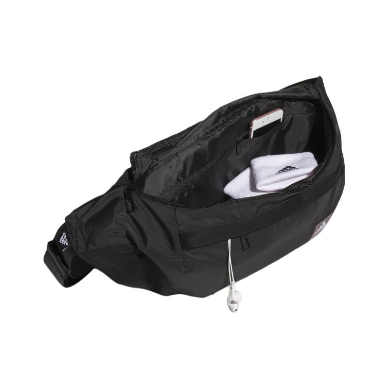 Adidas Recycled Polyester Fanny Pack Regular Unisex Black Adidas IM5282
