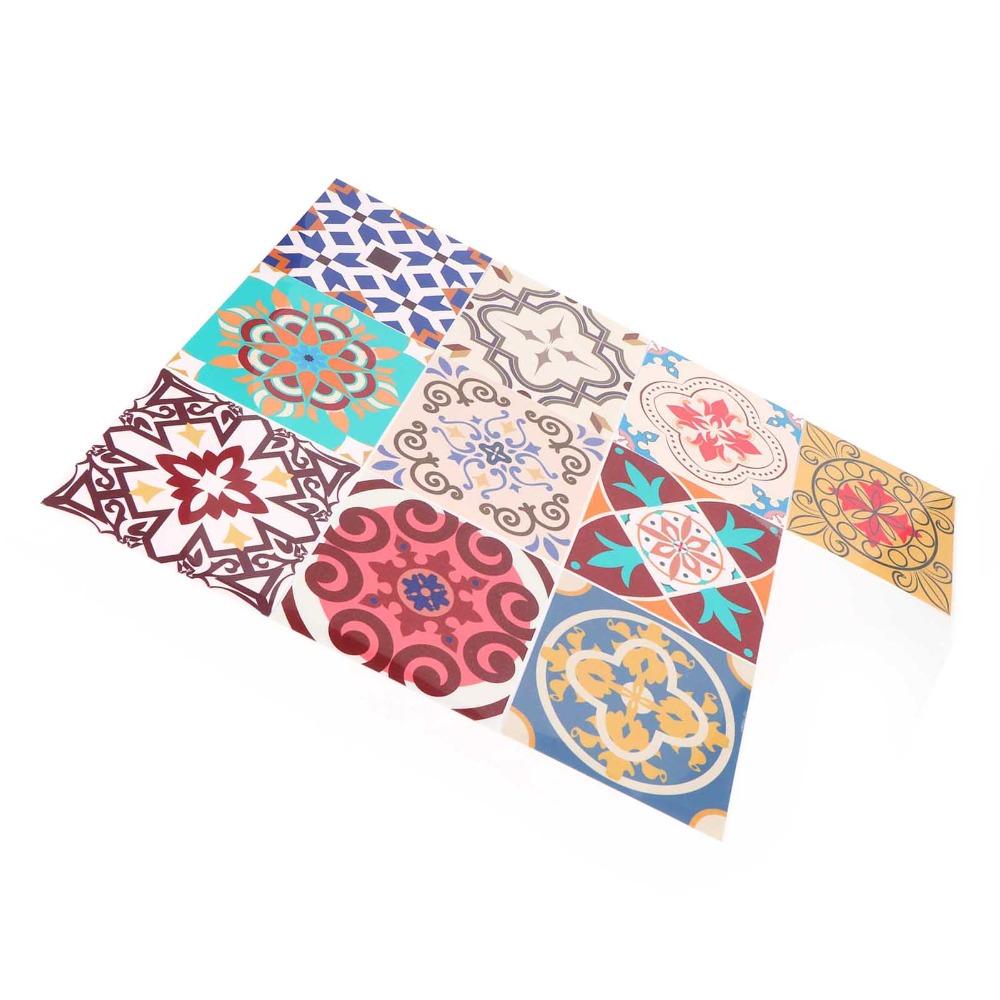 Waterproof Self Adhesive Wall Decals 15x15cm Wall Art Stickers PVC Wall Decor Home Decoration