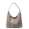 Straw bag women's spring and summer new fashion large-capacity shoulder bag seaside vacation tote bag tide