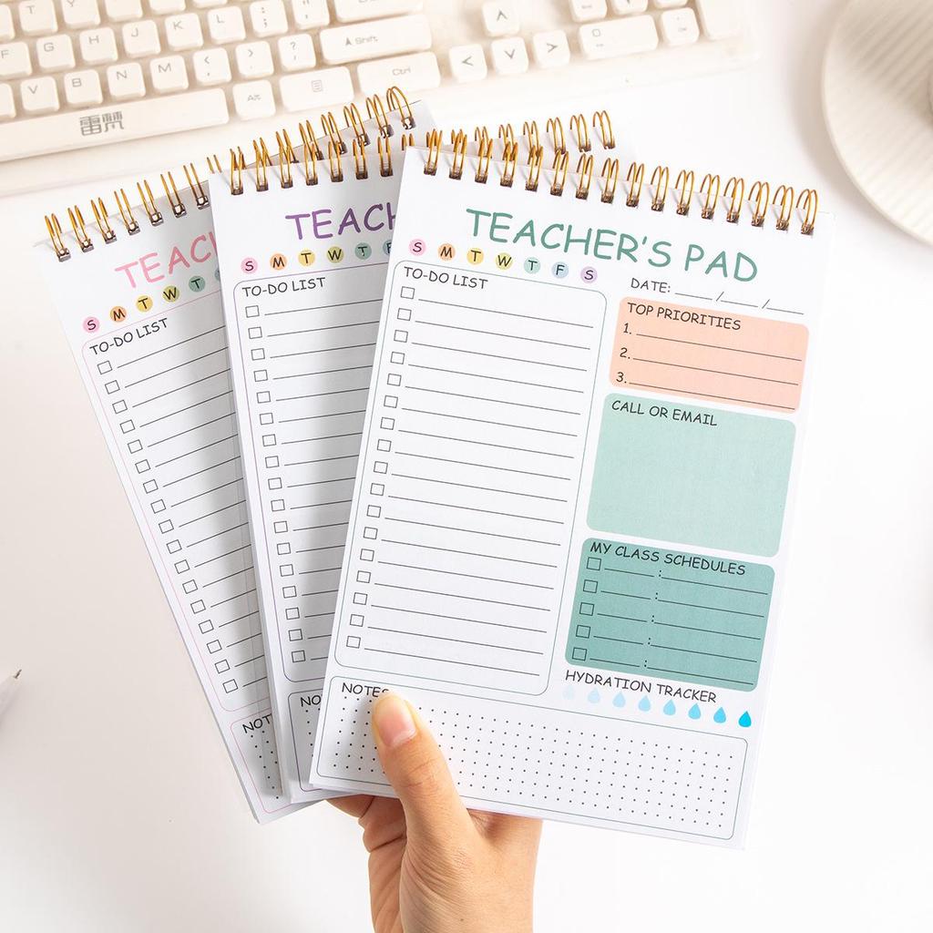 TEACHER'S PAD: Personal Planning & Work Schedule English Planner