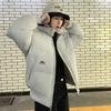Winter warm stand turtleneck cotton-padded jacket solid color cotton-padded jacket fashion bread cotton-padded jacket long-sleeved jacket women