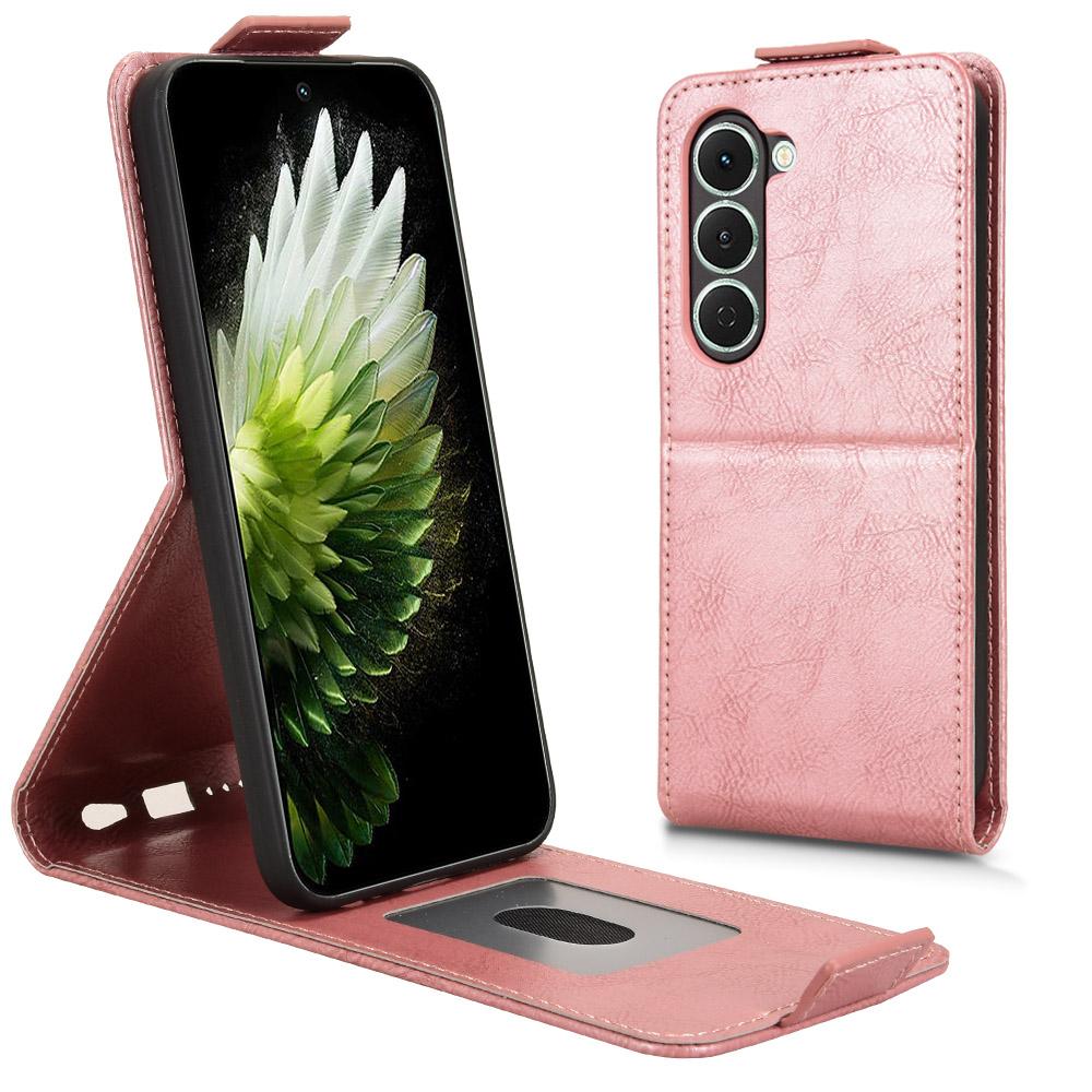 For TECNO Spark 40 Pro 4G Stand Case Magnetic Clasp Vertical Flip Leather Phone Cover with Card Holder
