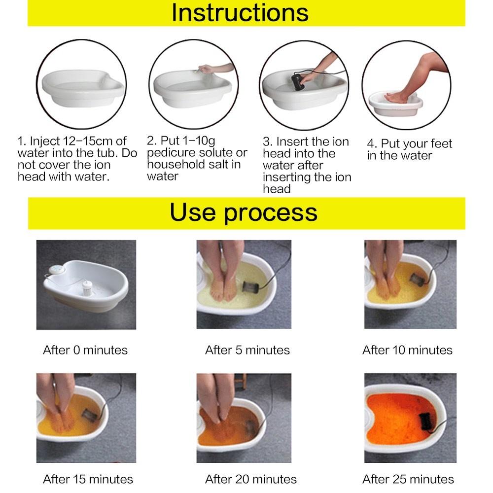 Detox Ionic Foot Spa Bath Massage Machine Electric FootBath Cleanse Massager Arrays Aqua Health Care Therapy Equipment