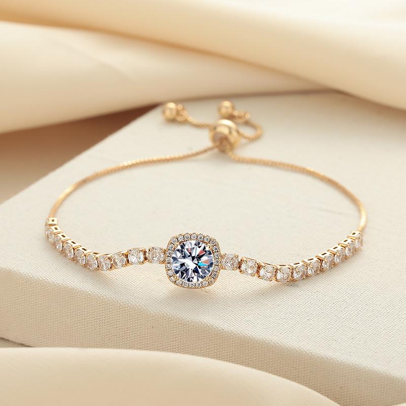 New 925 Sterling Silver Bracelet AAA Zircon High Quality Romance Bracelet Chain For Women Engagement Party Wedding Jewelry Gift