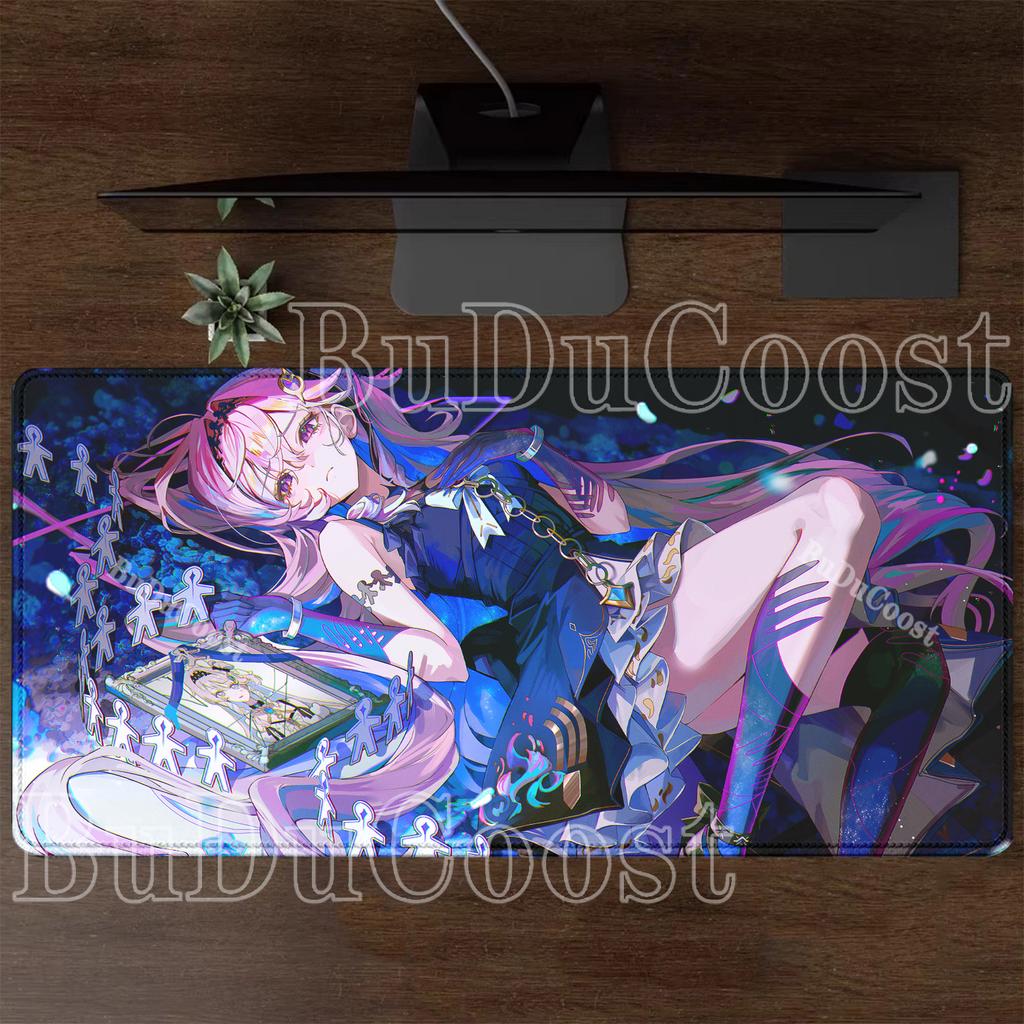 Wuthering Waves Denia Kawaii Anime Girl Gaming Mousepad Computer Keyboard Mouse Pad HD Printing Office Accessories XXL Desk Mat