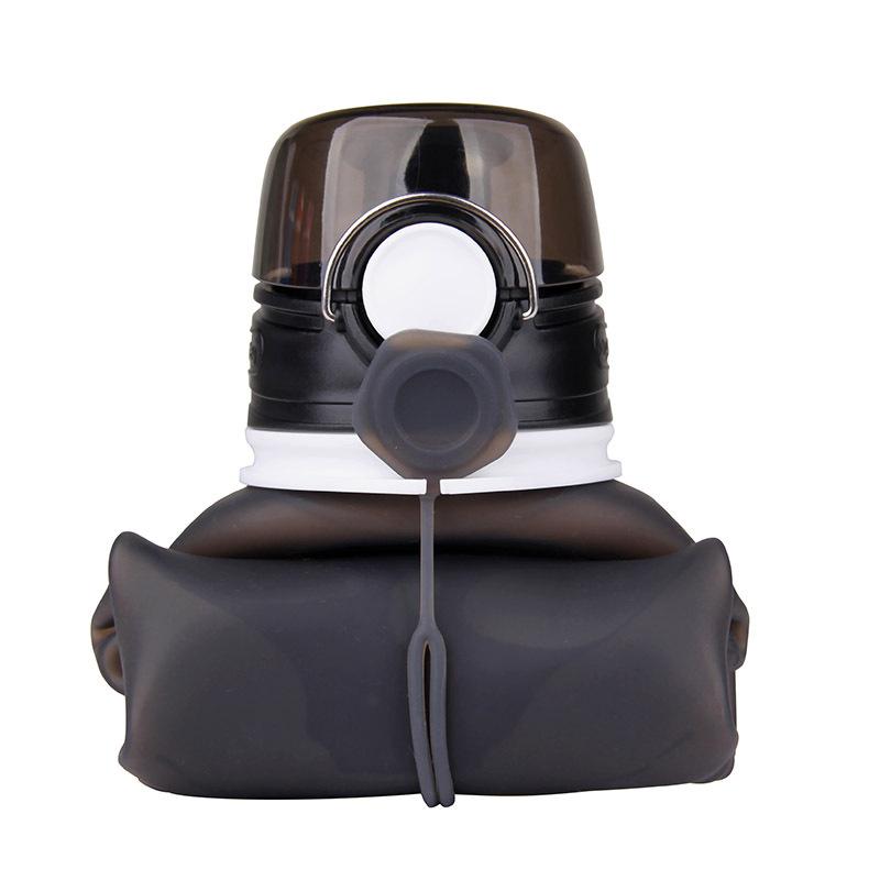 Geräumiger 750ml Aktiver Faltbarer und Leichter Silikon die Flasche des Krugs Gutaussehend Internet-Berühmtheit Großer Bauchbecher Reisekrug Geschenk