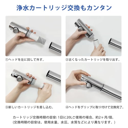 JOYES [JIS Standard Japan Inspected] Replacement Cartridges for TH658-1S Water Purifiers, Compatible with TH658s Water Purifiers and Mixer Taps (3-Pac