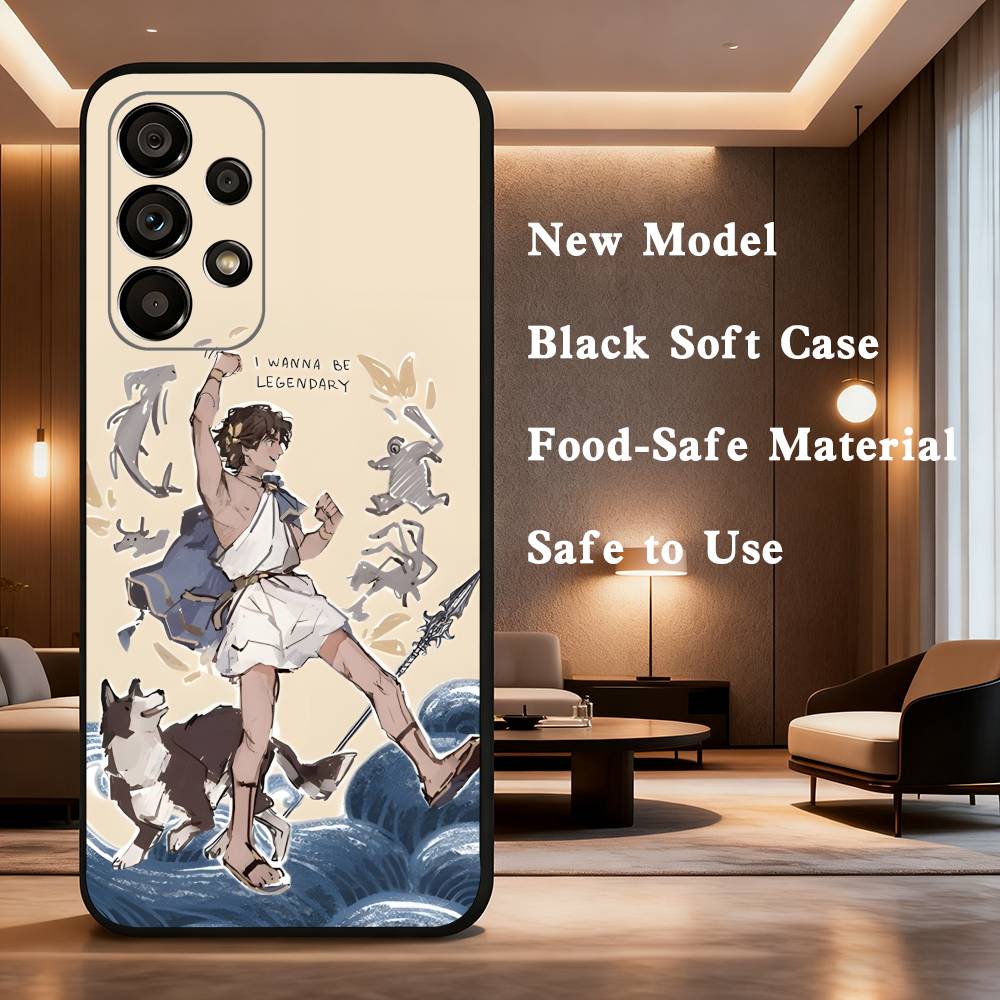 

E-Epic The Musical For Samsung Galaxy A73,31,8,9,52,J7,22,Note,72,41,71,53,32,Soft Black Silicone Cover Case SamsungA72