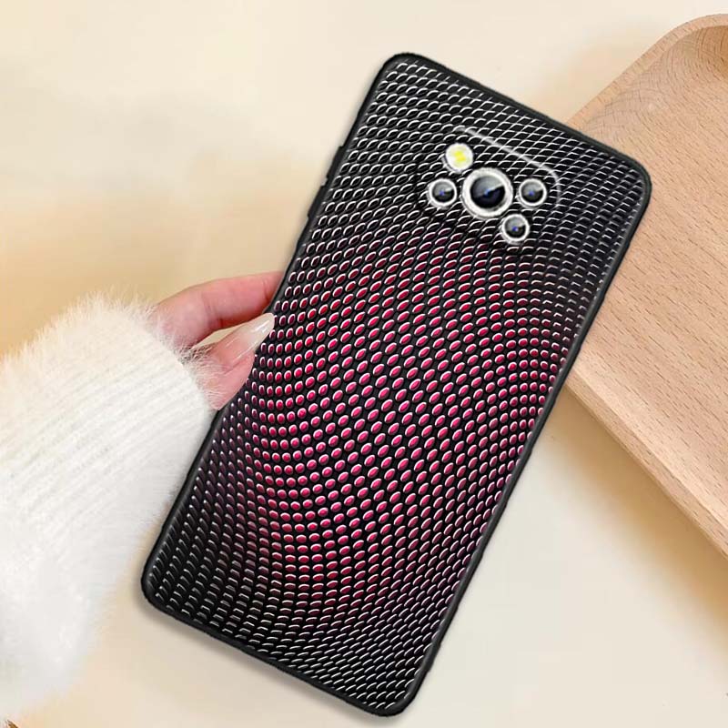 Creative metal style pattern For Xiaomi Mi Poco F3 F4 F5 F6 X3 X4 X5 X6 X7 M3 M4 M5 M6 M7 GT Pro 5G Black Phone Case