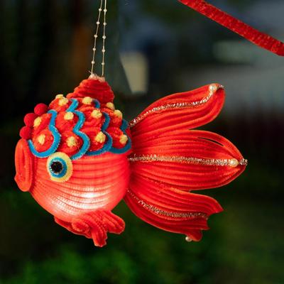 Mid Autumn Festival Lantern Making Hydrangea DIY Chinese Style Ornament Decor
