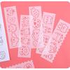 Cute Cartoon Hand-Painted Hollow Newspaper Template & DIY Drawing Ruler Set for Kids