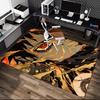[1pc Naruto Office Chair Carpet] Digital Printed Area Rug for Home & Game Room Use, Soft Indoor Sofa Chair Mat