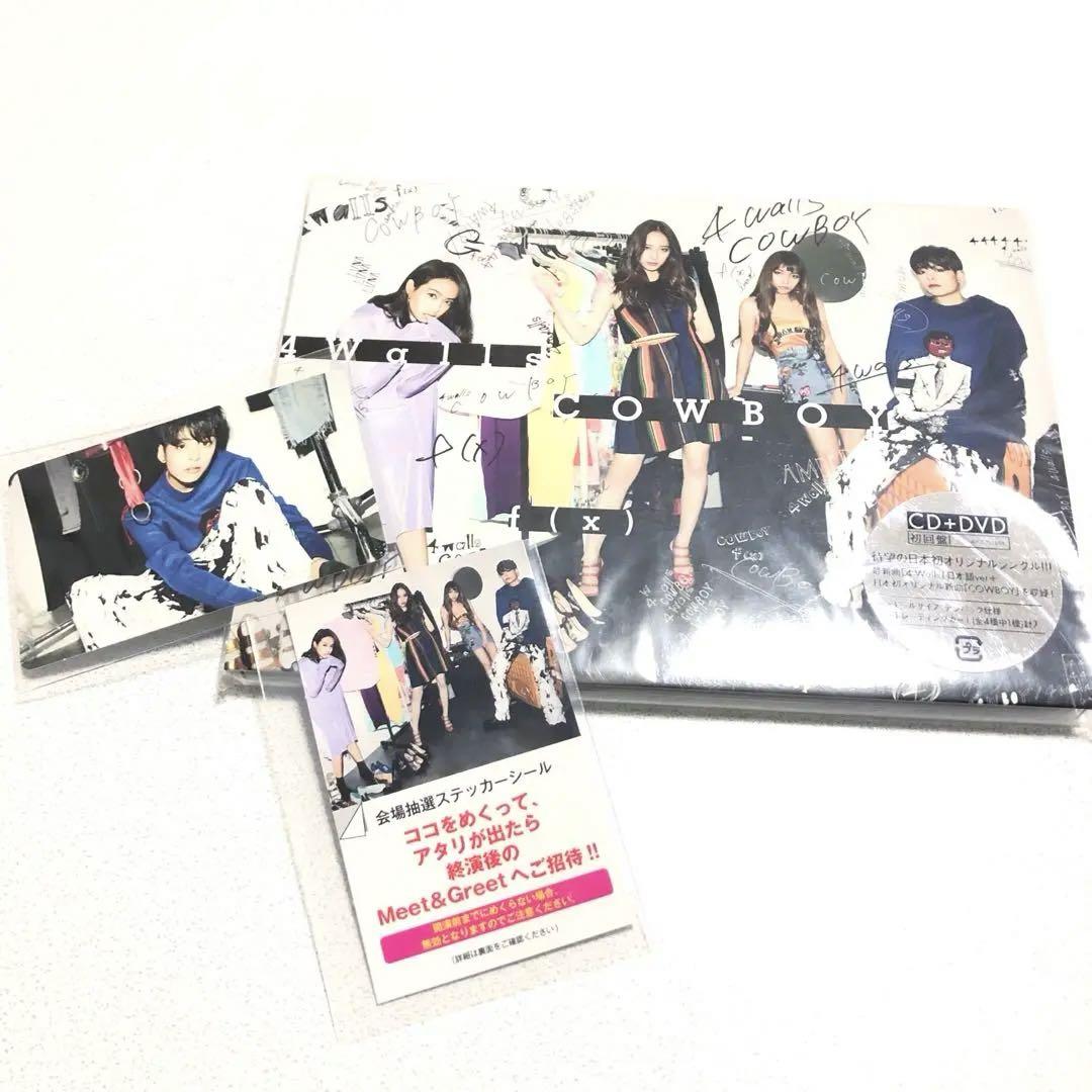 

[USED] f(x) 4Walls/COWBOY CD/DVD (Domestic Edition) Out of Print