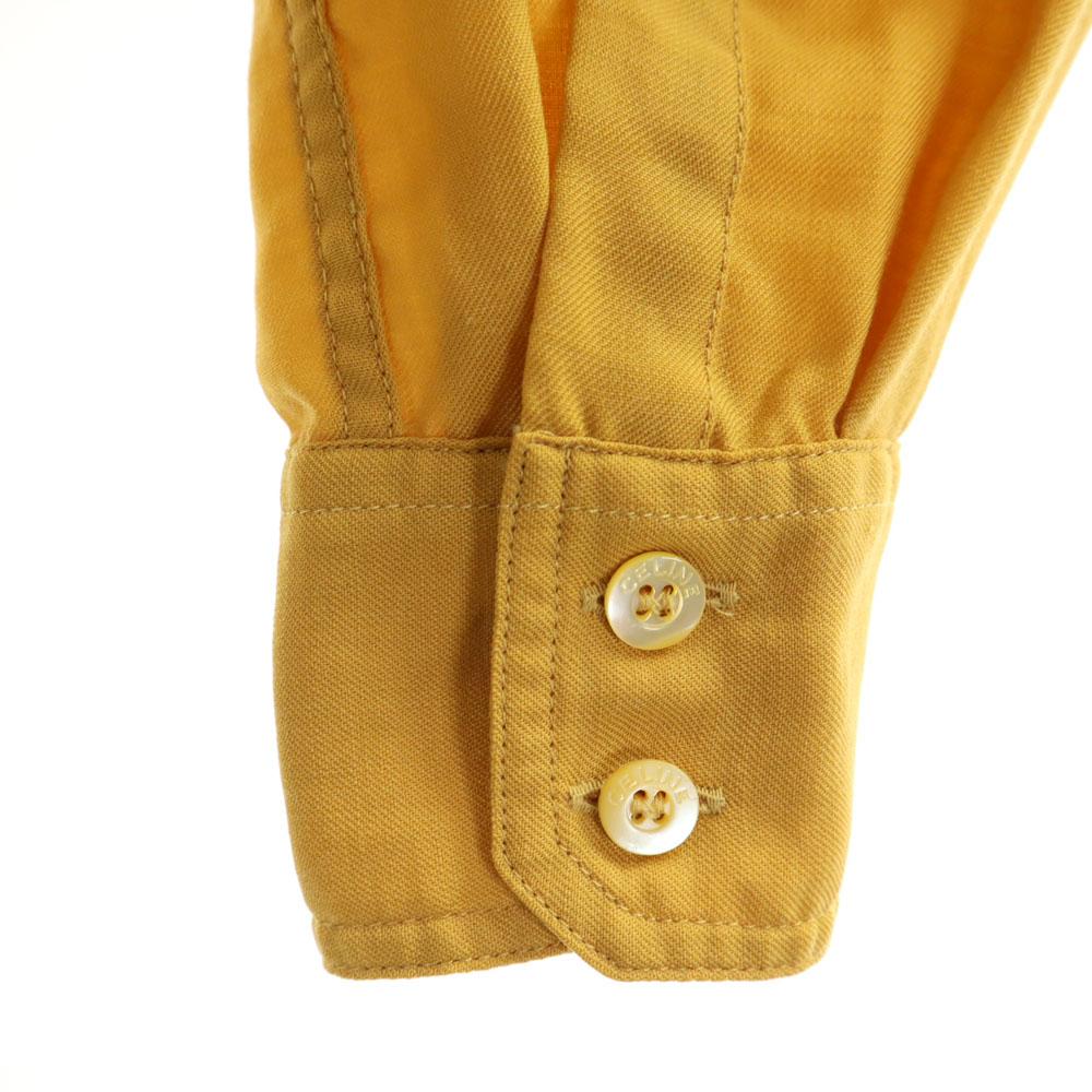 CELINE Swiss made Long sleeve shirt 38 mustard Women Used
