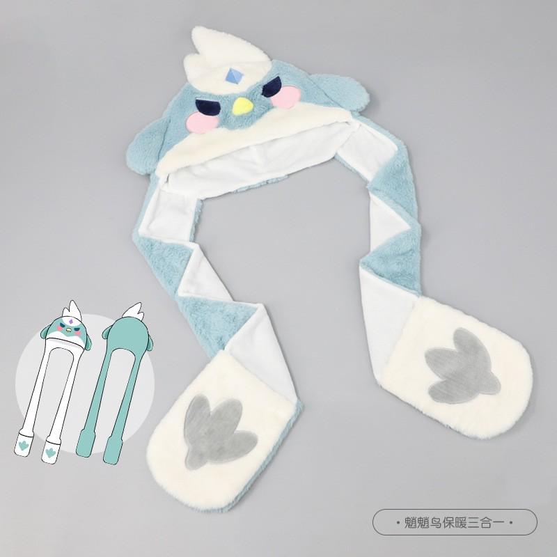 Cartoon Plush Winter Beanie Cute Outdoor Cycling Warm Hat Faux Rabbit Fur