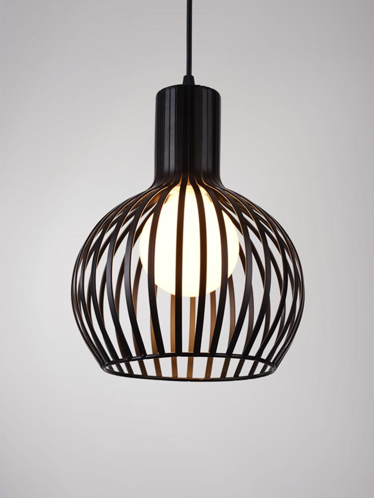 

Nordic Minimalist Wrought Iron Birdcage Chandelier for Hotels, Teahouses, Restaurants, Bars, and Shops