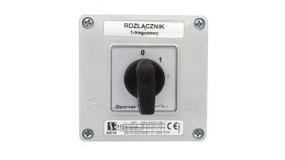 Cam Switch 0-1 1P 10A In Housing Sk10-1.825Ob11
