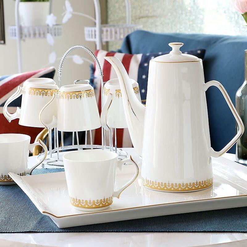 TXRMDX European Light Luxury Ceramic Tea & Water Set