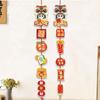 2pcs Cartoon Chinese New Year Wall Hanging New Year Lucky Decoration  Home Living Room Decor