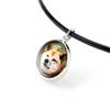 Shiba Inu, Japanese Small Size Dog, Japanese Brushwood Dog - Necklace Pendant with Your Photo, Handmade, Handcrafted Jewelry by Art-Dog Brand