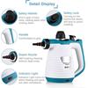 Steam Cleaner, Multifunction Steam Cleaner with 9 Accessories, 3.0 Bar Steam Pressure of 350 Ml, for Floors, Furniture, V