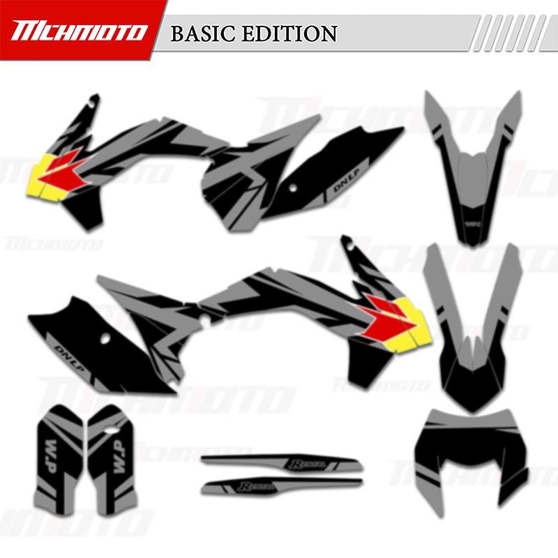 MCHMFG For KTM SX SXF 2007-2025 EXC XCW 2008-2026 Team Motorcycle Graphics Background Decals Sticker Kits