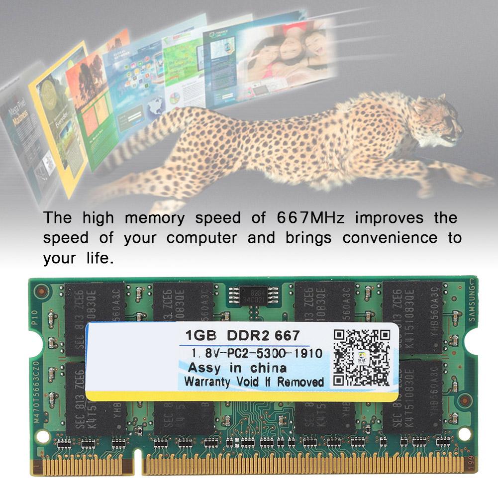 Xiede DDR2 667 1.8V 1GB Memory Stick RAM Module Fully Compatible for Laptop
