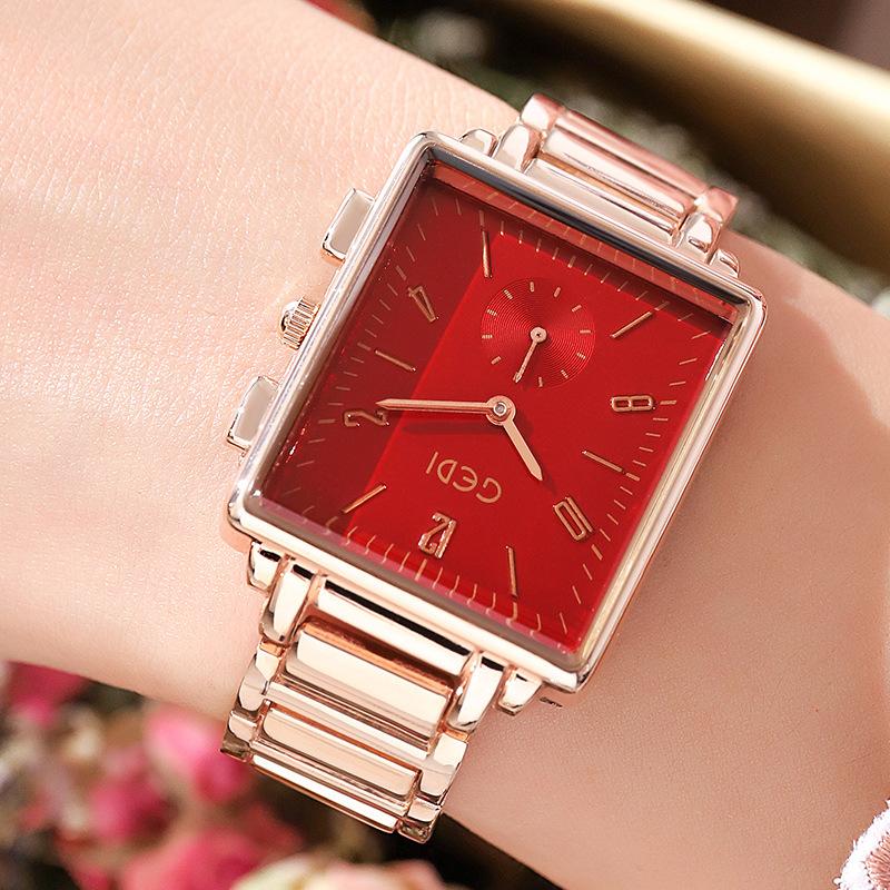 Watch Square Simple Temperament Ladies Large Dial Student Fashion Trend