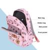 cute Capybara Backpack Large Capacity Cartoon Fashion  Lightweight Rucksack with Pencil Case and Lunch Bag for School Outdoor