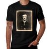 Camiseta de Estilo Vintage Inspirada en Edgar Allan Poe, Retrato Fotográfico, Deportiva Casual, Secado Rápido