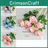 Artificial Silk Rose Bouquet For Wedding Decor Home Decoration Valentines Day Gift