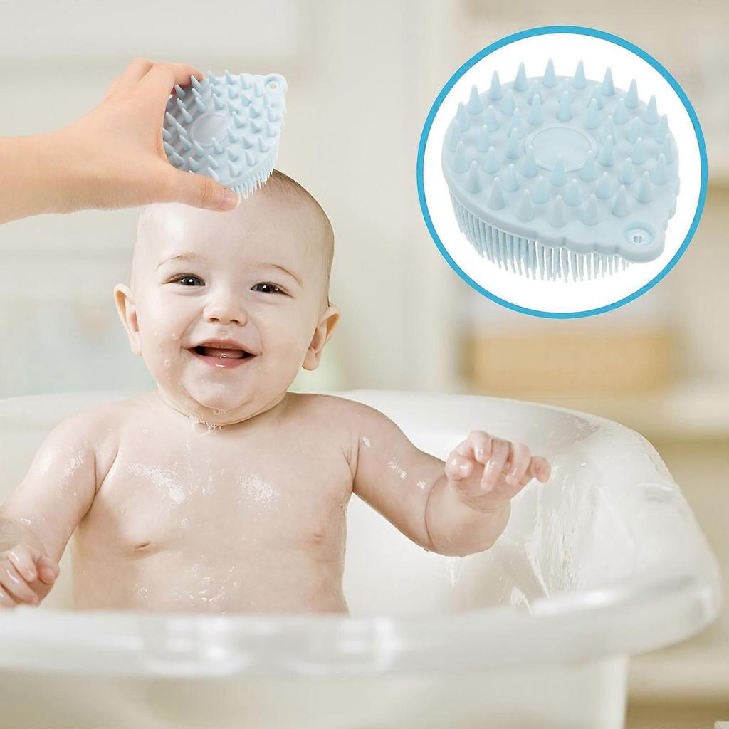 Exfoliation Shower Brush 5Pcs Portable Silicone Scalp Massager for Daily Use All Hair Types Comfortable Experience