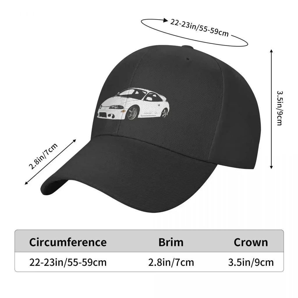 White 90s ME Sport Car Baseball Cap Fashionable Hard Hat Brand Man Cap Golf Caps For Men Women's